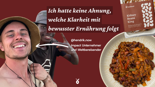 Essen auf Weltreise vs jeden Tag healmeal in Deutschland