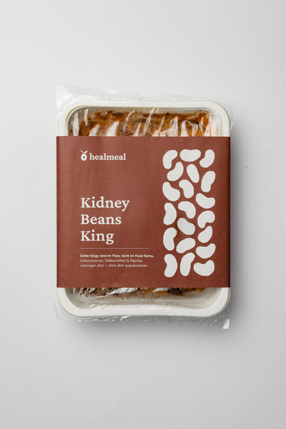 nachhaltige plastikfreie verpackung-vegane fertigmahlzeit kidneybohnen